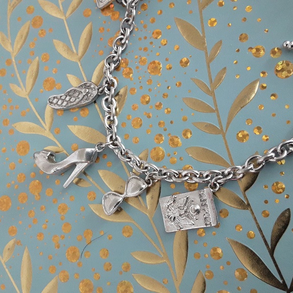 Stanless steel charm bracelet/ anklet - Picture 2 of 10
